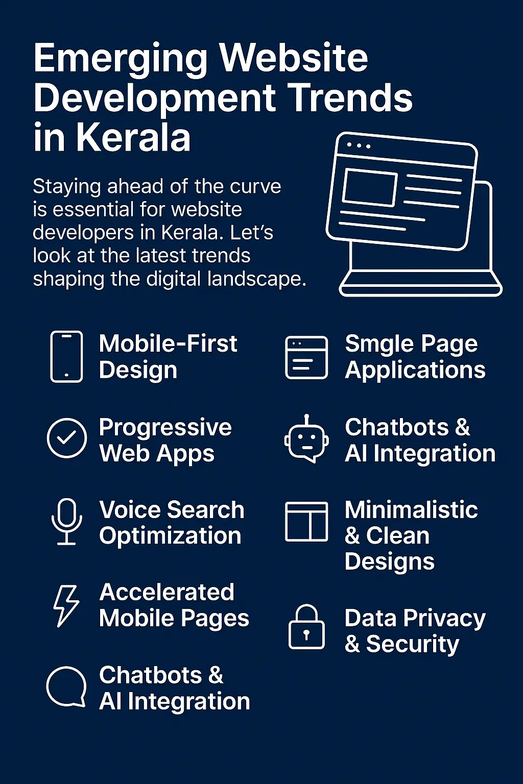 2025 Website Development Trends in Kerala - Progressive Web Apps, AI Chatbots, AR/VR, Blockchain - Techtribute